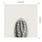 Haze Cactus Succulent Tall by The Creative Bunch Studio Wood Framed Wall Art Print